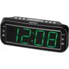JENSEN JCR-206 Digital AM/FM Dual Alarm Clock Radio, Simple, Sleek Design with Large 1.8 Green LED Display, Aux Input, and Built-in Speaker view 1