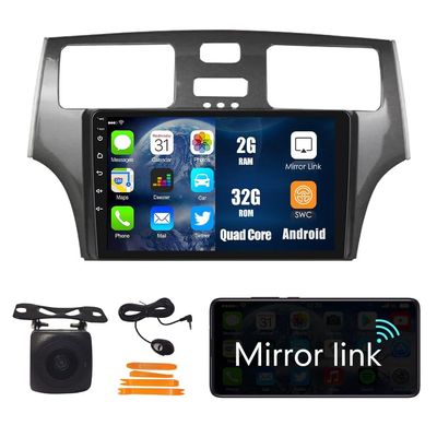 Wostoke Car Android Navigation Stereo GPS Radio Reverse Camera Display 9" IPS Touchscreen Headunit Tablet Pad Media Player for Lexus ES 250 300 350 2001-2006, if Applicable Quad Core 2G+32G