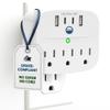 Cruise Approved Non Surge Power Strip [2 USBC, 2 USB, 3 AC] - Cruise Essentials for Carnival, Celebrity, Princess, Norwegian, MSC & Major Cruise Lines view 1