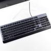 Keyboard Cover Skin for Lenovo 510 Wireless Keyboard GX30N81775 4X30M39458 &KBRFBU71 EKB-536A SK-8823 ALO730S KU-1601 ALO510/520 US Silicone Keyboard Cove Accessories-Black view 3