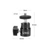 SZRIG 1/4"-20 Mini Ball Head for DSLR Camera Monitor Photo Studio Accessory view 2
