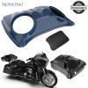 Color-Matched Dual 8'' Speaker Lids for Advanblack/Rushmore style Razor.Chopped & King Tour Trunk Pack Compatible with Harley view 4