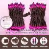 LAMPHOME Purple Christmas Lights Decoration 150Lights 31.9ft UL Certified Mini Bulb String Lights Set for Outdoor Halloween Home Christmas Tree Garden Holiday Party Patio Decor view 2