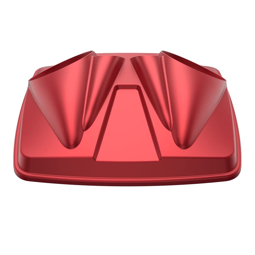 Color-Matched Dual 8'' Speaker Lids for Advanblack/Rushmore style Razor.Chopped & King Tour Trunk Pack Compatible with Harley