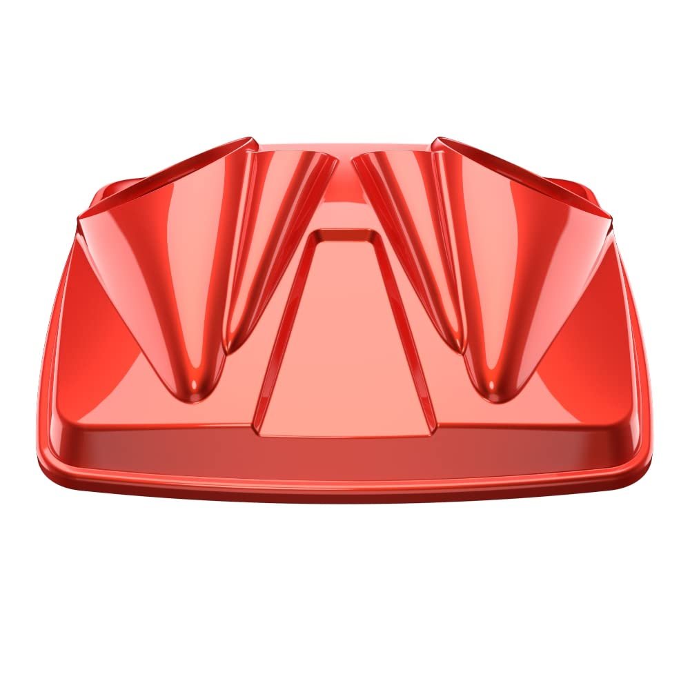 Color-Matched Dual 8'' Speaker Lids for Advanblack/Rushmore style Razor.Chopped & King Tour Trunk Pack Compatible with Harley
