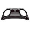 Advanblack Dual 8'' Speaker Lids Blackened Cayenne for Advanblack/Rushmore style Razor.Chopped & King Tour Trunk Pack Compatible with Harley view 2