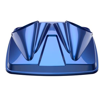 Color-Matched Dual 8'' Speaker Lids for Advanblack/Rushmore style Razor.Chopped & King Tour Trunk Pack Compatible with Harley