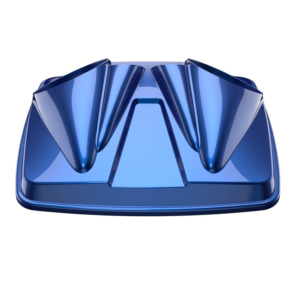 Color-Matched Dual 8'' Speaker Lids for Advanblack/Rushmore style Razor.Chopped & King Tour Trunk Pack Compatible with Harley