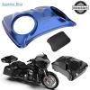 Color-Matched Dual 8'' Speaker Lids for Advanblack/Rushmore style Razor.Chopped & King Tour Trunk Pack Compatible with Harley view 4