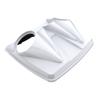 Color-Matched Dual 8'' Speaker Lids for Advanblack/Rushmore style Razor.Chopped & King Tour Trunk Pack Compatible with Harley view 2