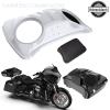 Color-Matched Dual 8'' Speaker Lids for Advanblack/Rushmore style Razor.Chopped & King Tour Trunk Pack Compatible with Harley view 4