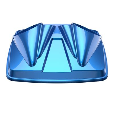 Color-Matched Dual 8'' Speaker Lids for Advanblack/Rushmore style Razor.Chopped & King Tour Trunk Pack Compatible with Harley