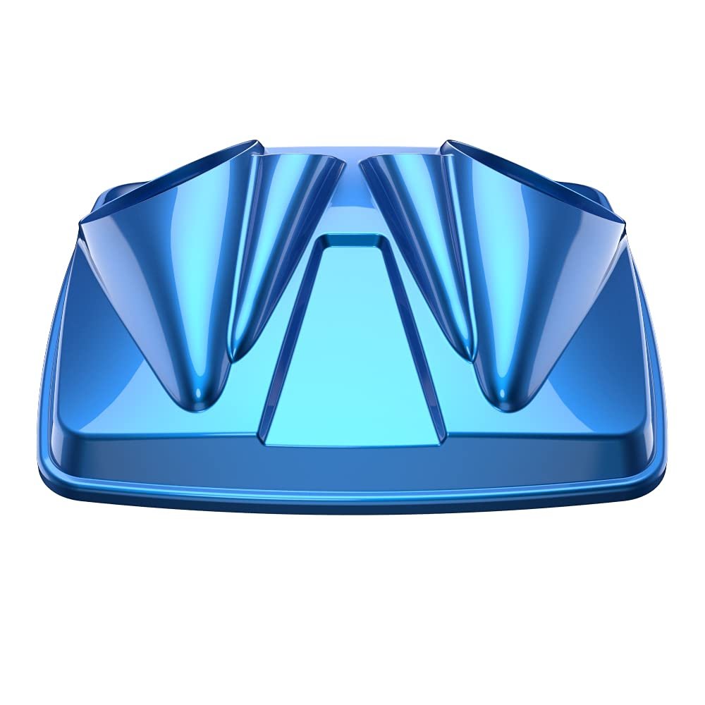 Color-Matched Dual 8'' Speaker Lids for Advanblack/Rushmore style Razor.Chopped & King Tour Trunk Pack Compatible with Harley
