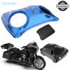 Color-Matched Dual 8'' Speaker Lids for Advanblack/Rushmore style Razor.Chopped & King Tour Trunk Pack Compatible with Harley view 4