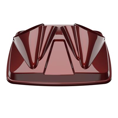 Color-Matched Dual 8'' Speaker Lids for Advanblack/Rushmore style Razor.Chopped & King Tour Trunk Pack Compatible with Harley