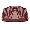 Color-Matched Dual 8'' Speaker Lids for Advanblack/Rushmore style Razor.Chopped & King Tour Trunk Pack Compatible with Harley view 1
