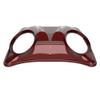 Color-Matched Dual 8'' Speaker Lids for Advanblack/Rushmore style Razor.Chopped & King Tour Trunk Pack Compatible with Harley view 2