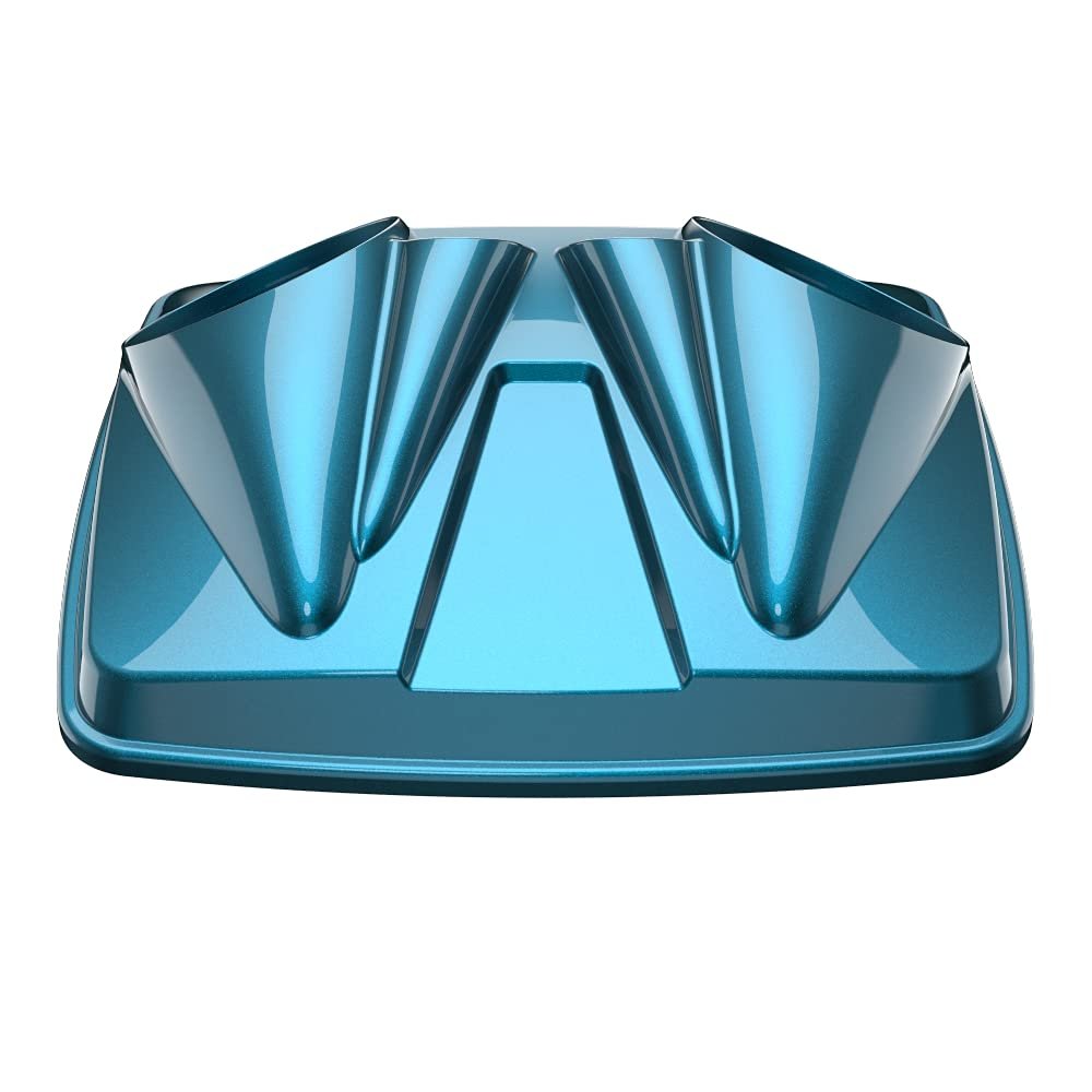 Color-Matched Dual 8'' Speaker Lids for Advanblack/Rushmore style Razor.Chopped & King Tour Trunk Pack Compatible with Harley