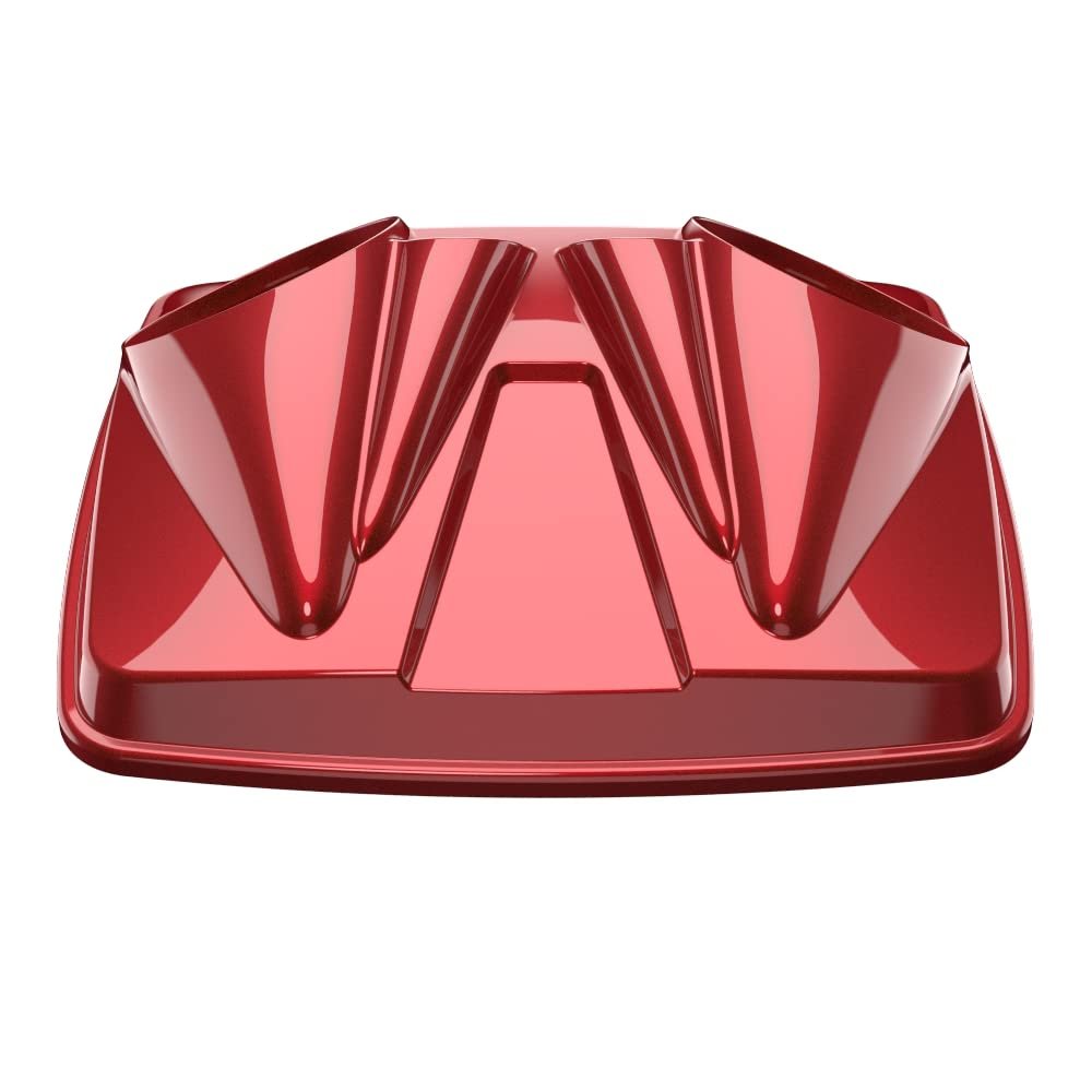 Color-Matched Dual 8'' Speaker Lids for Advanblack/Rushmore style Razor.Chopped & King Tour Trunk Pack Compatible with Harley