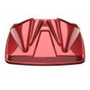 Color-Matched Dual 8'' Speaker Lids for Advanblack/Rushmore style Razor.Chopped & King Tour Trunk Pack Compatible with Harley view 1