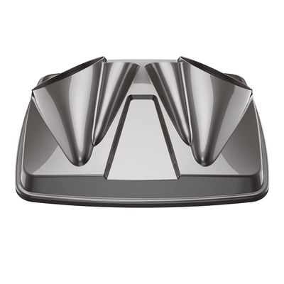 Color-Matched Dual 8'' Speaker Lids for Advanblack/Rushmore style Razor.Chopped & King Tour Trunk Pack Compatible with Harley