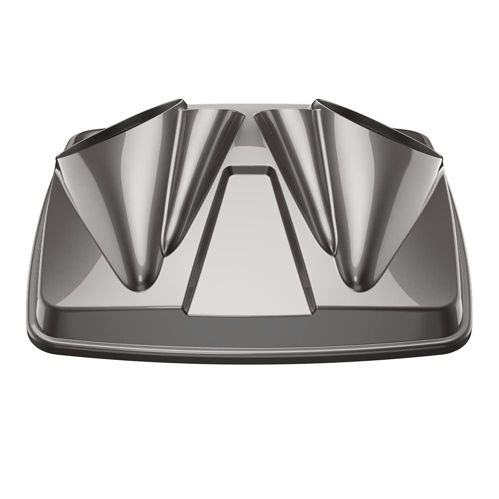 Color-Matched Dual 8'' Speaker Lids for Advanblack/Rushmore style Razor.Chopped & King Tour Trunk Pack Compatible with Harley