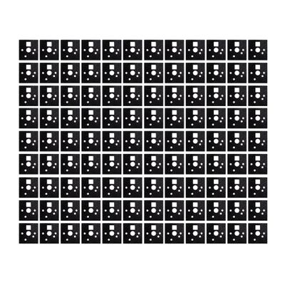 KPREPUBLIC PCB Switch Pad Pads Stickers Foam EVA PE PORON Material for Gasket Improve Sound Quality BM60 BM65 BM68 XD64 BM80 (Switch Pads PE 108 x1)