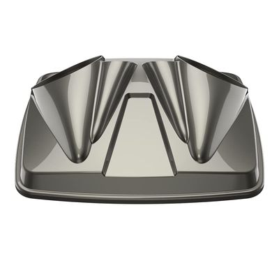 Color-Matched Dual 8'' Speaker Lids for Advanblack/Rushmore style Razor.Chopped & King Tour Trunk Pack Compatible with Harley