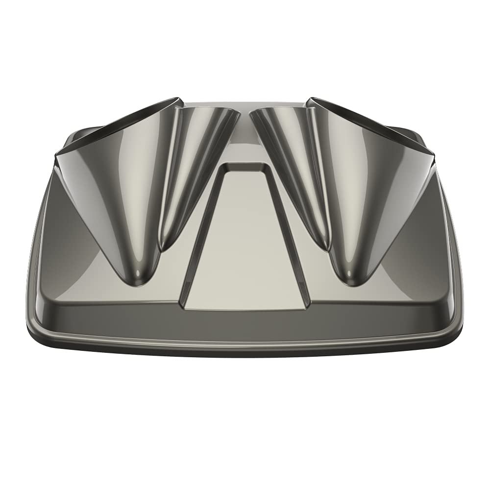 Color-Matched Dual 8'' Speaker Lids for Advanblack/Rushmore style Razor.Chopped & King Tour Trunk Pack Compatible with Harley