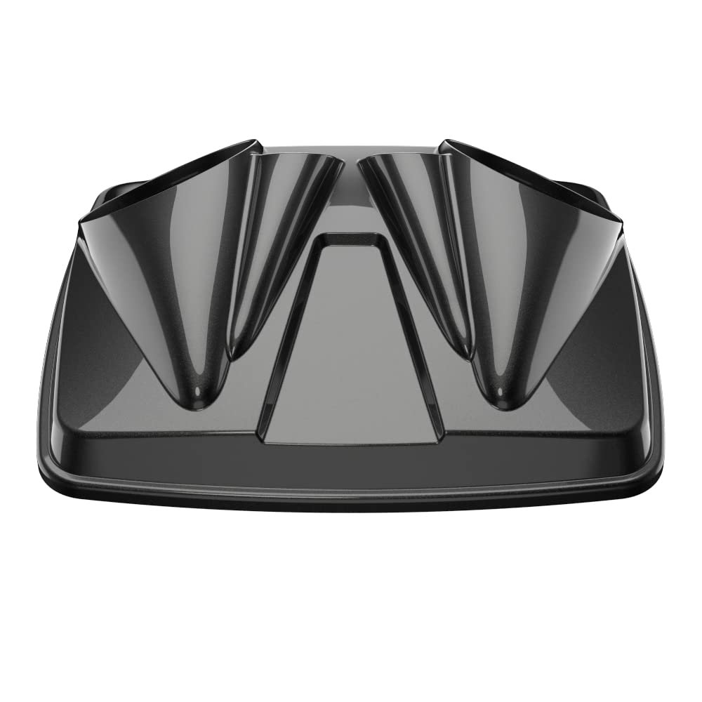 Color-Matched Dual 8'' Speaker Lids for Advanblack/Rushmore style Razor.Chopped & King Tour Trunk Pack Compatible with Harley