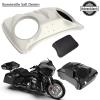 Color-Matched Dual 8'' Speaker Lids for Advanblack/Rushmore style Razor.Chopped & King Tour Trunk Pack Compatible with Harley view 4