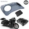 Color-Matched Dual 8'' Speaker Lids for Advanblack/Rushmore style Razor.Chopped & King Tour Trunk Pack Compatible with Harley view 4