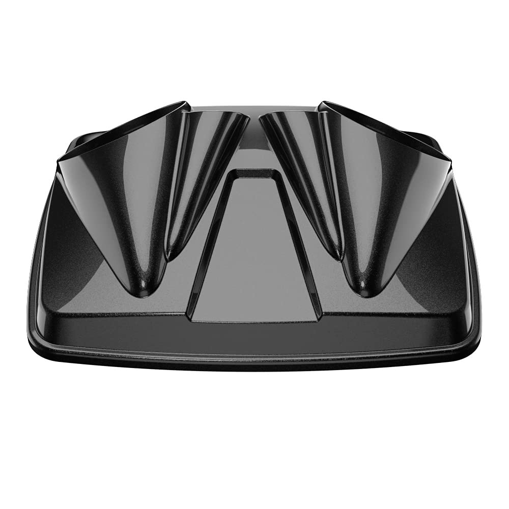 Color-Matched Dual 8'' Speaker Lids for Advanblack/Rushmore style Razor.Chopped & King Tour Trunk Pack Compatible with Harley