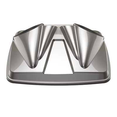 Color-Matched Dual 8'' Speaker Lids for Advanblack/Rushmore style Razor.Chopped & King Tour Trunk Pack Compatible with Harley