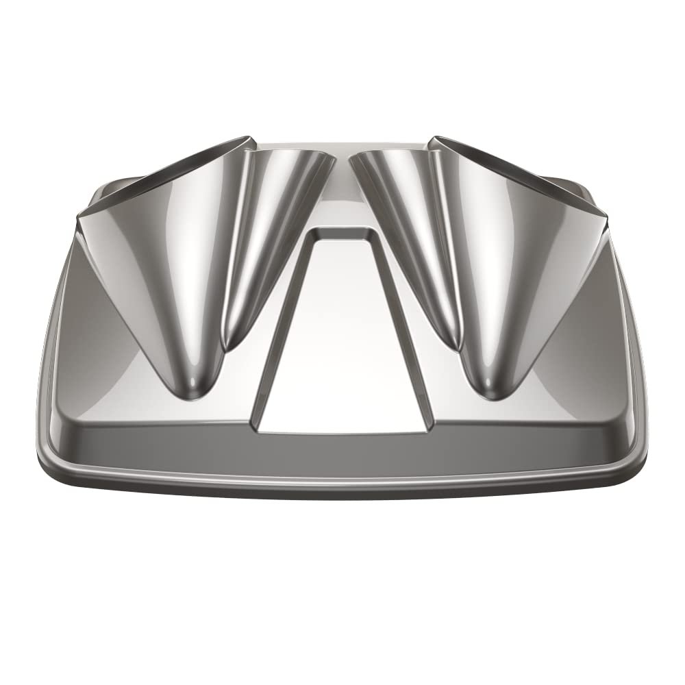 Color-Matched Dual 8'' Speaker Lids for Advanblack/Rushmore style Razor.Chopped & King Tour Trunk Pack Compatible with Harley