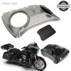 Color-Matched Dual 8'' Speaker Lids for Advanblack/Rushmore style Razor.Chopped & King Tour Trunk Pack Compatible with Harley view 4