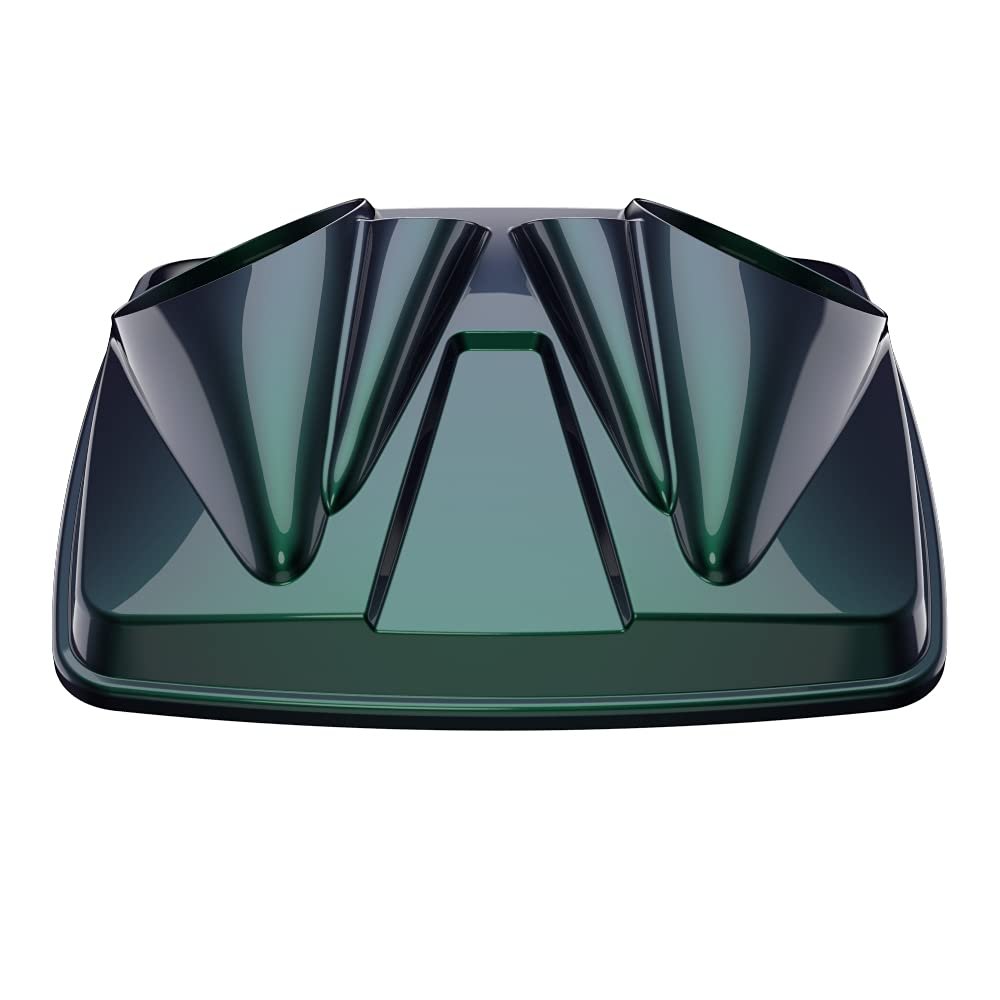Color-Matched Dual 8'' Speaker Lids for Advanblack/Rushmore style Razor.Chopped & King Tour Trunk Pack Compatible with Harley