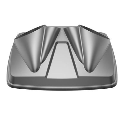 Advanblack Color-Matched Dual 8'' Speaker Lids Rushmore Style Razor.Chopped & King Tour Trunk Pack Compatible with Harley