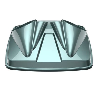 Color-Matched Dual 8'' Speaker Lids for Advanblack/Rushmore style Razor.Chopped & King Tour Trunk Pack Compatible with Harley