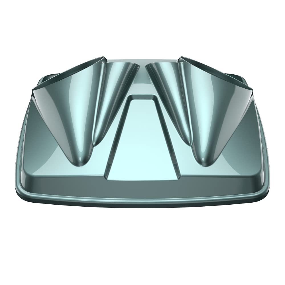 Color-Matched Dual 8'' Speaker Lids for Advanblack/Rushmore style Razor.Chopped & King Tour Trunk Pack Compatible with Harley