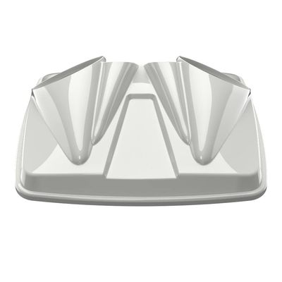 Color-Matched Dual 8'' Speaker Lids for Advanblack/Rushmore style Razor.Chopped & King Tour Trunk Pack Compatible with Harley