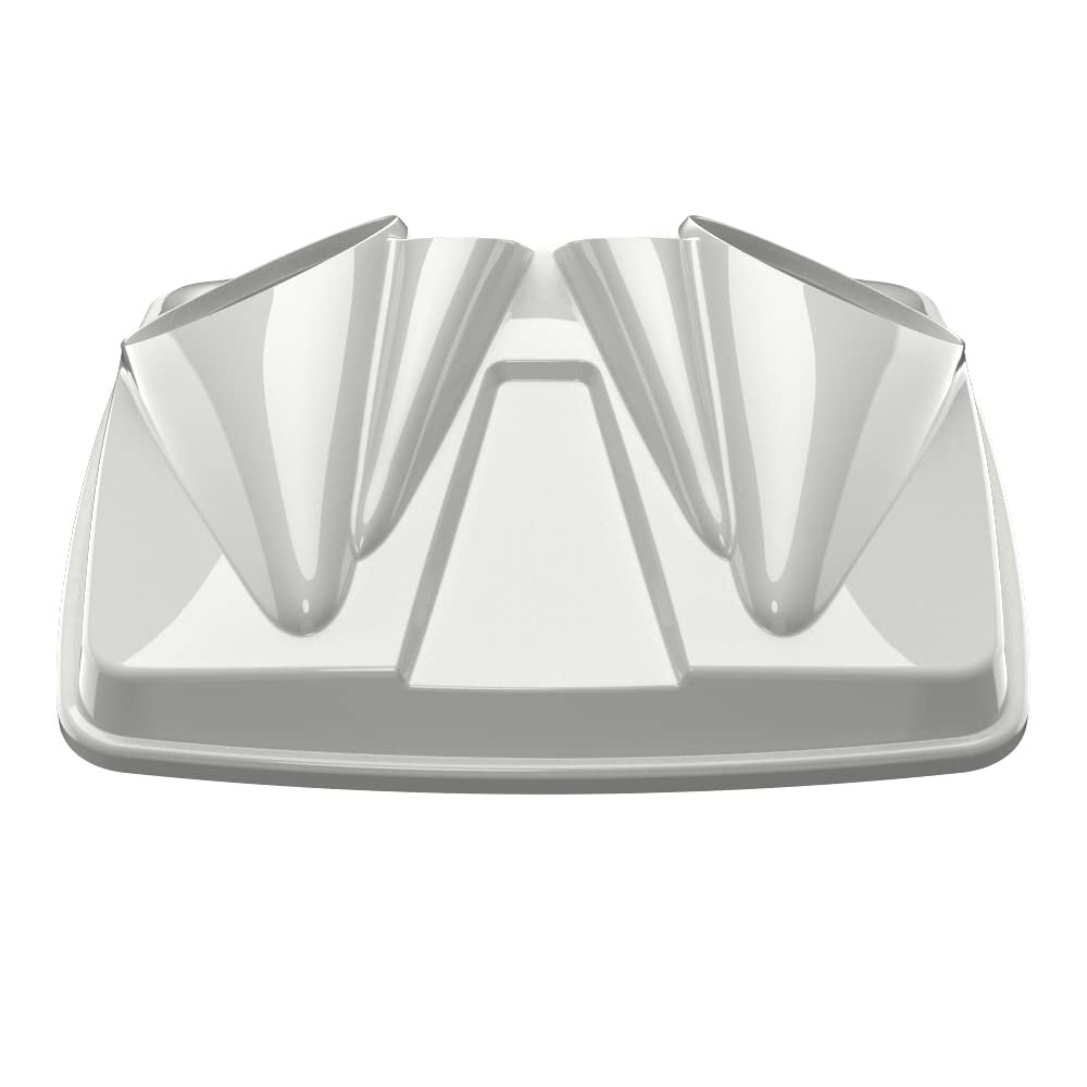 Color-Matched Dual 8'' Speaker Lids for Advanblack/Rushmore style Razor.Chopped & King Tour Trunk Pack Compatible with Harley