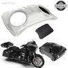 Color-Matched Dual 8'' Speaker Lids for Advanblack/Rushmore style Razor.Chopped & King Tour Trunk Pack Compatible with Harley view 4