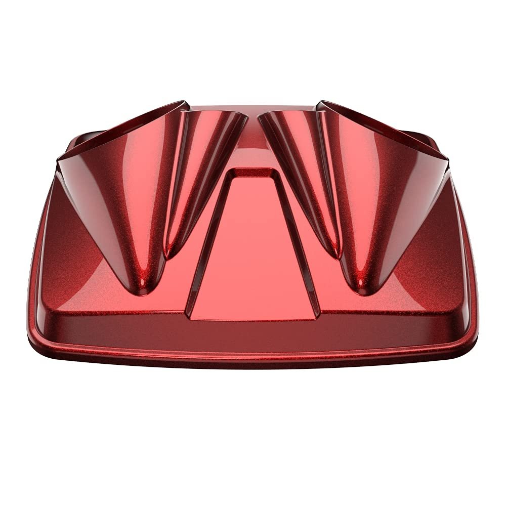 Color-Matched Dual 8'' Speaker Lids for Advanblack/Rushmore style Razor.Chopped & King Tour Trunk Pack Compatible with Harley