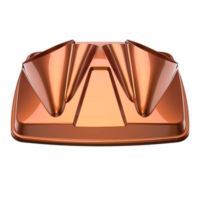Color-Matched Dual 8'' Speaker Lids for Advanblack/Rushmore style Razor.Chopped & King Tour Trunk Pack Compatible with Harley
