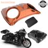 Color-Matched Dual 8'' Speaker Lids for Advanblack/Rushmore style Razor.Chopped & King Tour Trunk Pack Compatible with Harley view 4