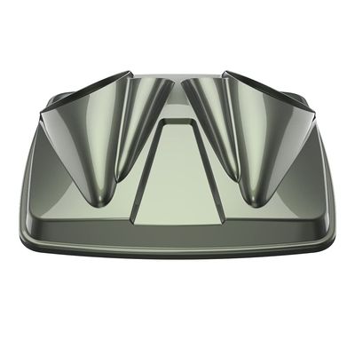 Color-Matched Dual 8'' Speaker Lids for Advanblack/Rushmore style Razor.Chopped & King Tour Trunk Pack Compatible with Harley