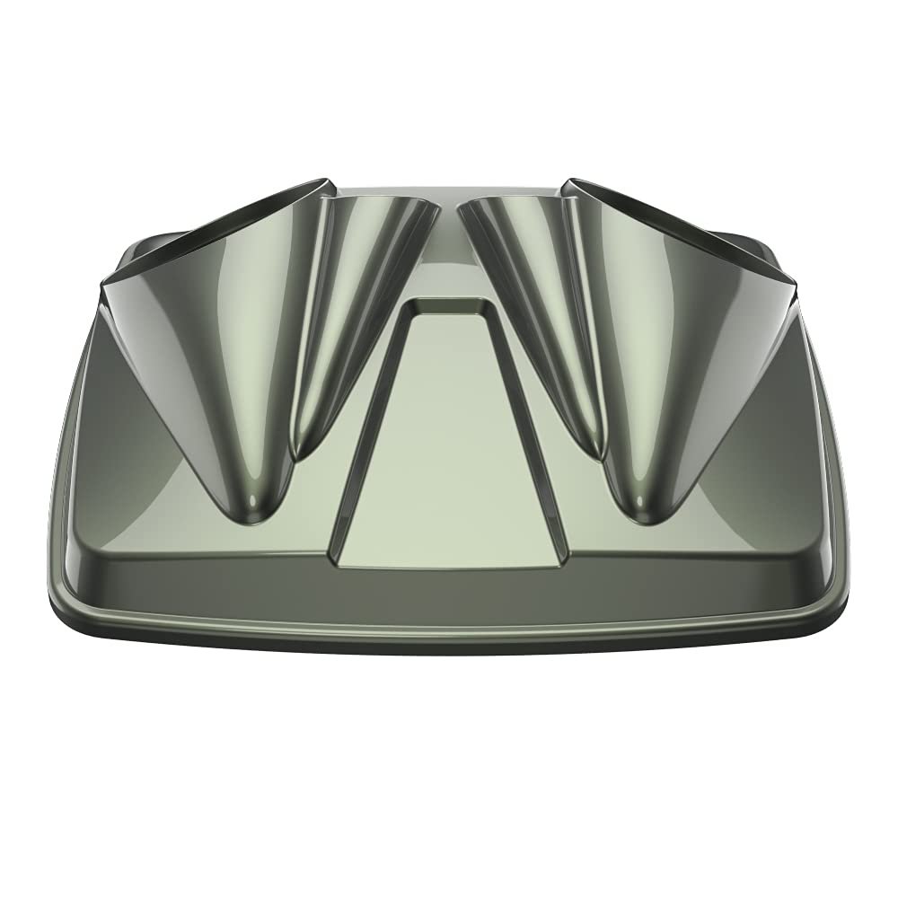 Color-Matched Dual 8'' Speaker Lids for Advanblack/Rushmore style Razor.Chopped & King Tour Trunk Pack Compatible with Harley