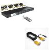 MT-VIKI 16 Port VGA KVM Switch+16ft 2-in-1 USB VGA KVM Cable view 1