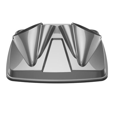 Color-Matched Dual 8'' Speaker Lids for Advanblack/Rushmore style Razor.Chopped & King Tour Trunk Pack Compatible with Harley